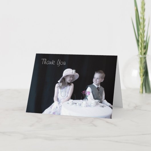 Tea party Merci Note (Devant)
