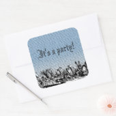 Tea Party met Text Sticker (Envelop)