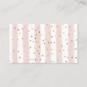 Tea Party Pastel Bloemendouche Details Kaart (Achterkant)