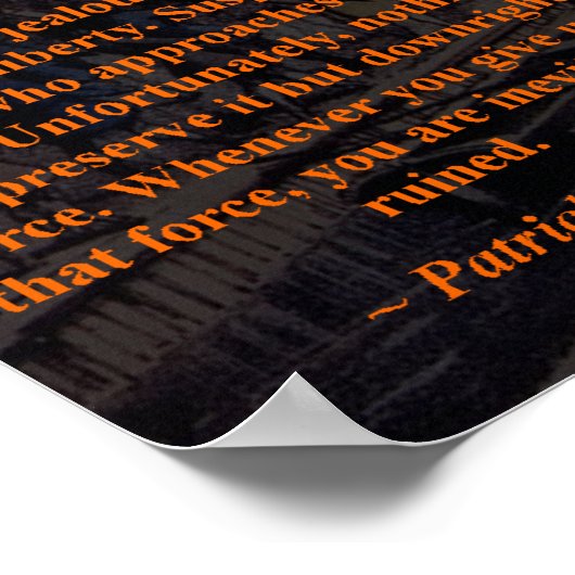 Tea Party - Patrick Henry Poster (Coin)