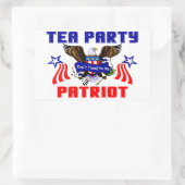 Tea Party Patriot! Rechthoekige Sticker (Tas)