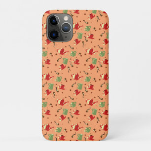 Tea Party Pattern - grillige theepotten, beker iPhone 11 Pro Hoesje