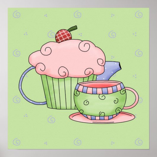 Tea Party Poster (Voorkant)