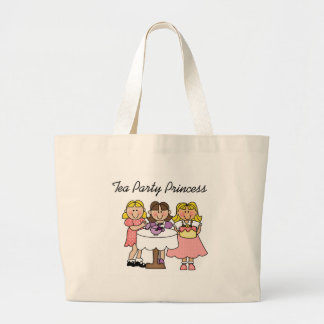 Tea Party Princess Grote Tote Bag