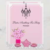 Tea Party-programma (Voorkant / Achterkant)