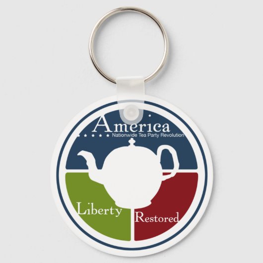 Tea Party Revolution sleutelhanger (Voorkant)