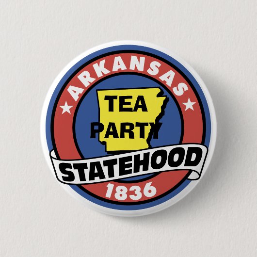TEA PARTY RONDE BUTTON 5,7 CM (Voorkant)