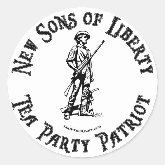 Tea Party Sticker (Voorkant)