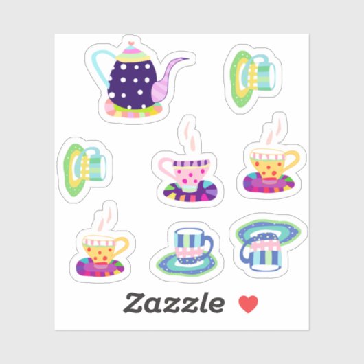 Tea Party:. Sticker (Vel)