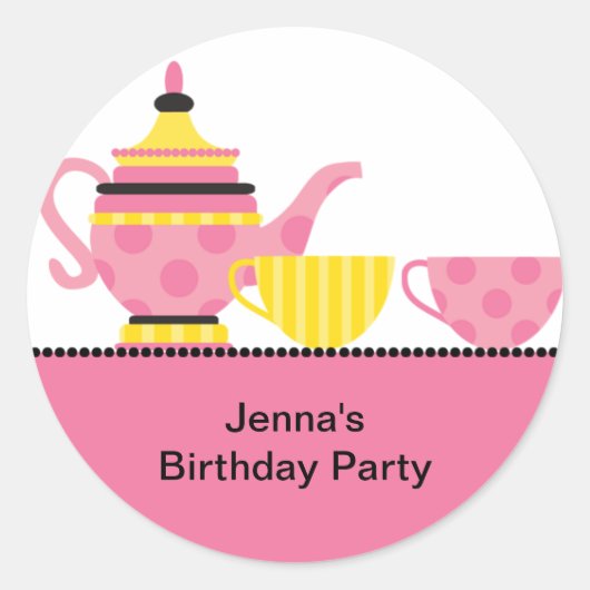 Tea Party Stickers (Voorkant)