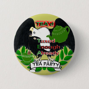TEA Party Supply Ronde Button 5,7 Cm