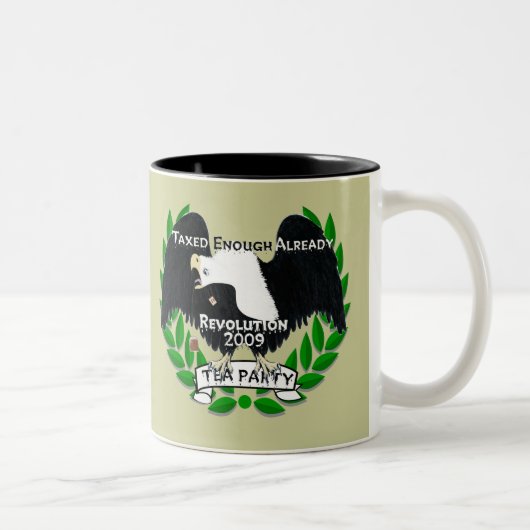 TEA Party Supply Tweekleurige Koffiemok (Rechts)