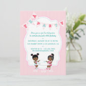 Tea Party (Tea Party) van het Afrikaanse-amerikaan Kaart (Staand voorkant)