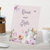 Tea Party Thema Baby shower Kaarten en geschenken Reclamebord Met Voetstuk (Insitu)