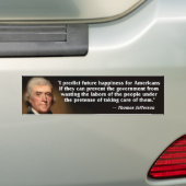 Tea Party - Thomas Jefferson Bumpersticker (Op auto)