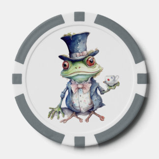 Tea Party Toad in Top Hoed Poker Chips