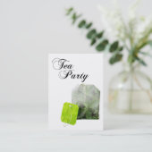 Tea Party uitnodigingen (Staand voorkant)