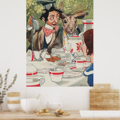 Tea Party van de Mad Hater Poster (Keuken)