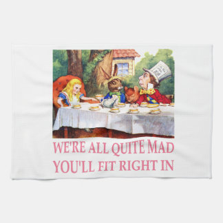 Tea Party van de Mad Hatter in Alice in Wonderland Theedoek