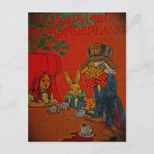 Tea Party van Mad Hatter Briefkaart (Voorkant)