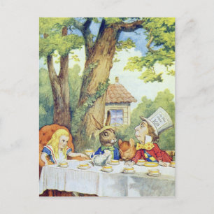 Tea Party van Mad Hatter Briefkaart