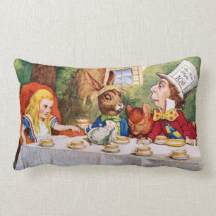 Tea Party van Mad Hatter in Wonderland Kussen