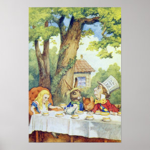 Tea Party van Mad Hatter Poster