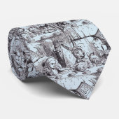 Tea Party van Mad Hatter Stropdas (Opgerold)