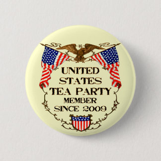 Tea Party Verenigde Staten Ronde Button 5,7 Cm