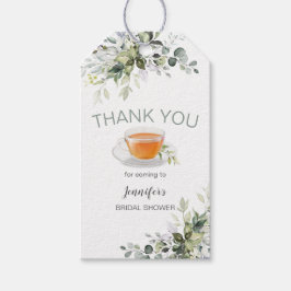 Tea party vrijgezellenfeest cadeaulabel