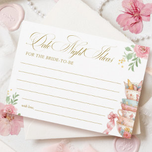 Tea Party Vrijgezellenfeest Date Night Ideeën Kaar Kaart