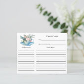 Tea Party Vrijgezellenfeest Recipcard (Staand voorkant)