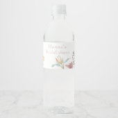 Tea Party Vrijgezellenfeest Waterfles Etiket (Voorkant)