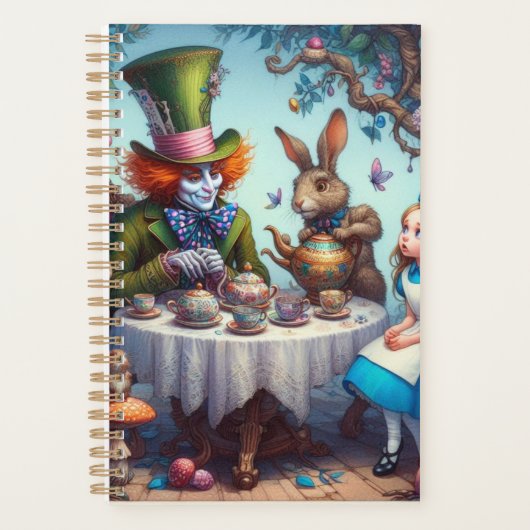 Tea Party with the Hatter Planner (Voorkant)