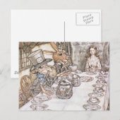 Tea Party with the Mad Hatter Briefkaart (Voorkant / Achterkant)