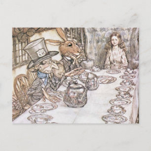 Tea Party with the Mad Hatter Briefkaart