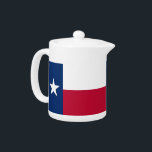 Tea Pavillon d'État du Texas<br><div class="desc">Ajoutez une touche vibrante d'esprit texan à votre heure du thé avec notre théière exclusive avec le drapeau du Texas! Réalisée avec une attention minutieuse aux détails, cette théière est plus qu'fonctionnelle, c'est une célébration du patrimoine texan et de la fierté culturelle. Le design audacieux présente fièrement le bleu, le...</div>