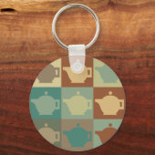Tea Pop Art Sleutelhanger (Voorkant)
