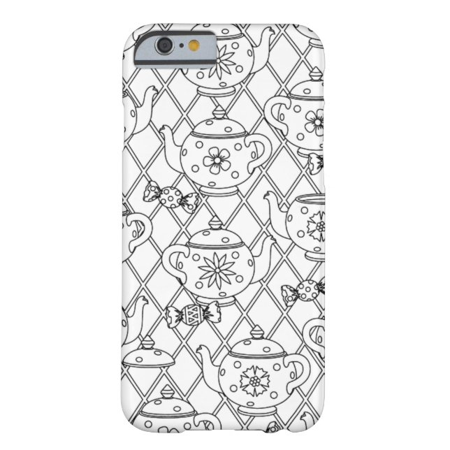 Tea Pot Doodle Case-Mate iPhone Case (Achterkant)