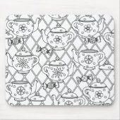 Tea Pot Doodle Muismat (Voorkant)
