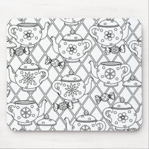 Tea Pot Doodle Muismat