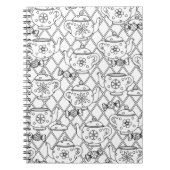 Tea Pot Doodle Notitieboek (Voorkant)