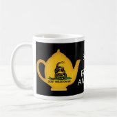 Tea Pot: Geboren in Brewed American op Black Koffiemok (Links)