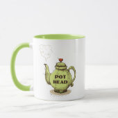 Tea Pot Head Funky Tea Mug (Gauche)