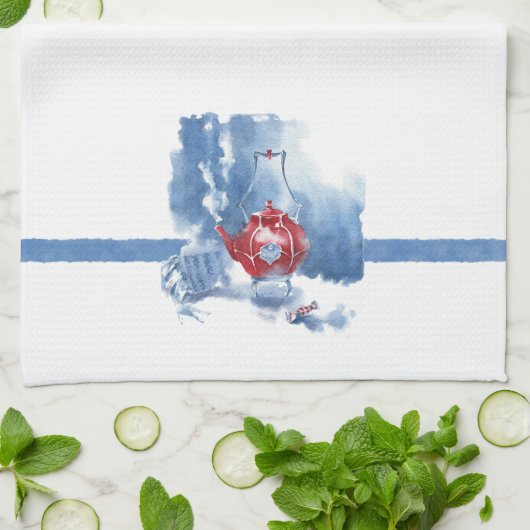 Tea Pot Kitchen Towel Theedoek (Gevouwen)