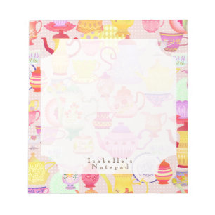 Tea Pots en Cups Notitieblok