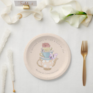Tea Quotes moederdag tafelverkleuring Papieren Bordje