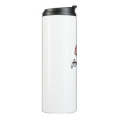 Tea-Rex, Cute Dinosaur, Funny T-rex Thermosbeker (Gedraaid links)