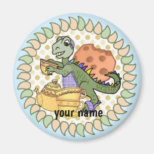 Tea Rex Dinosaur Magneet