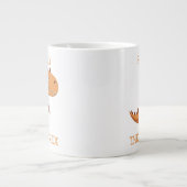 Tea-Rex Dinosaur Personalized Name Giant Tea Mug (Devant)